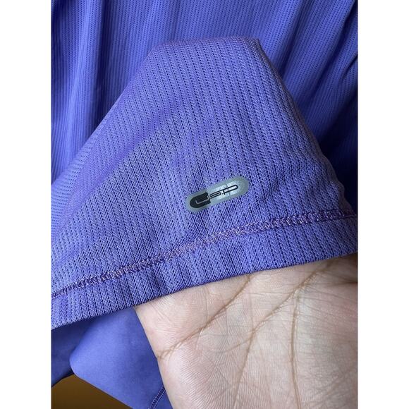 PUMA Sport Running Top Women's Size XL Black Short Sleeve Open Shoulder - Picture 6 of 9